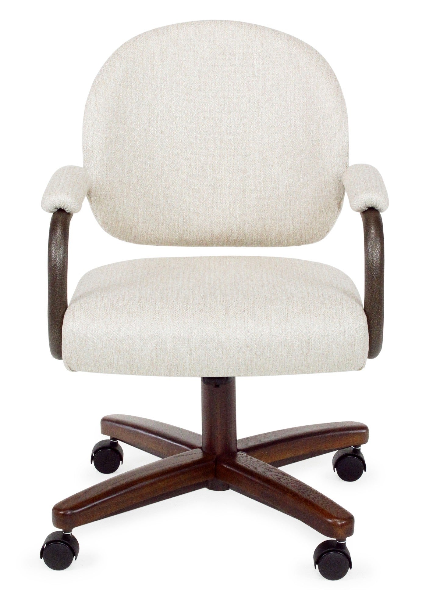 Chromcraft C363-945 metal swivel tilt caster arm chair – Dinette