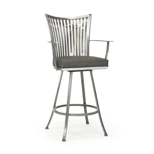 Johnston Casuals Genesis 26" Swivel Bar Stool with Arms 2489-26