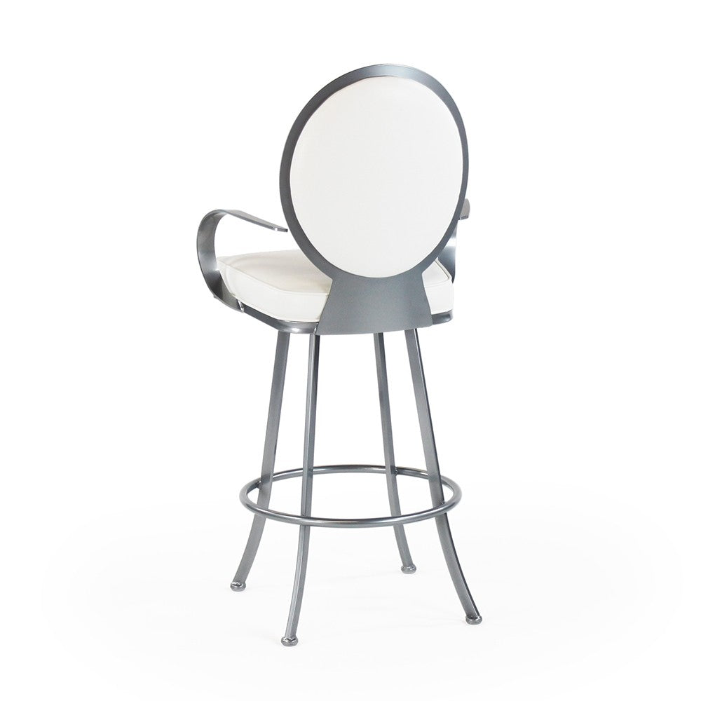 Johnston Casuals Studio II 30" Swivel Bar Stool with Arms 3989-30