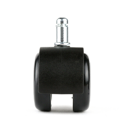 Chromcraft Black Soft Tread Casters For All Floors Set of 16