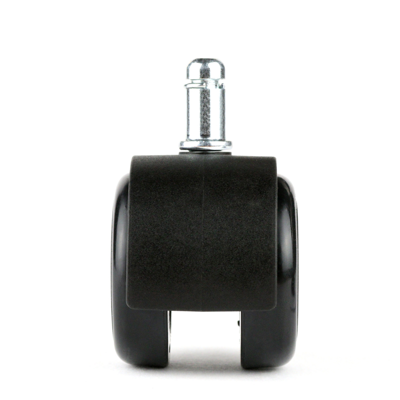 Chromcraft Black Soft Tread Casters For All Floors Set of 24