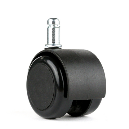 Chromcraft Black Soft Tread Casters For All Floors Set of 4