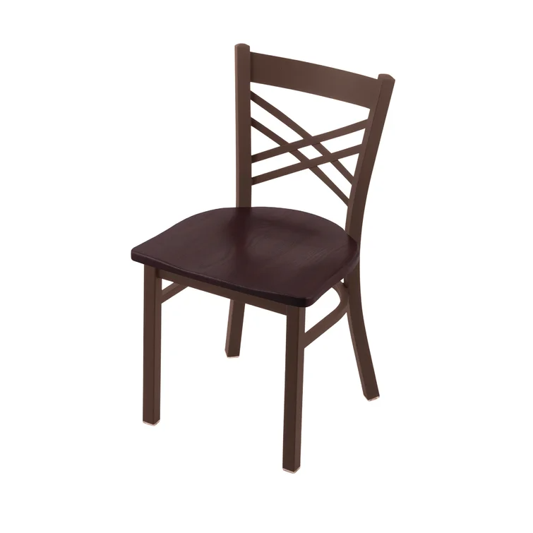 Scottsdale Commercial Grade Metal & Wood Dining Chair