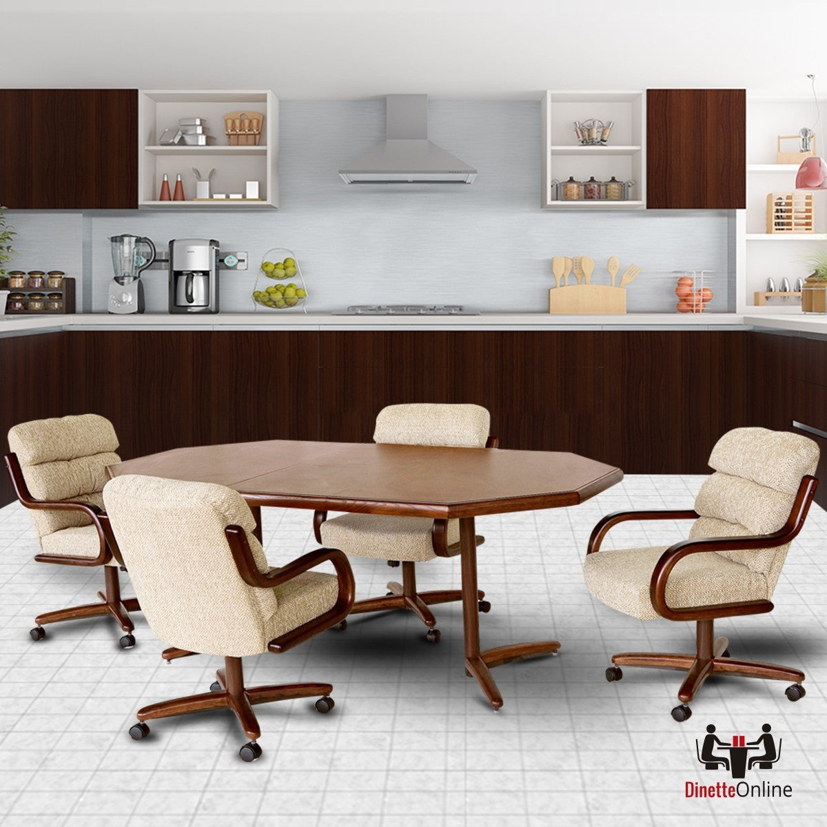 Chromcraft C137-946 and T154-466 Table Dinette Set