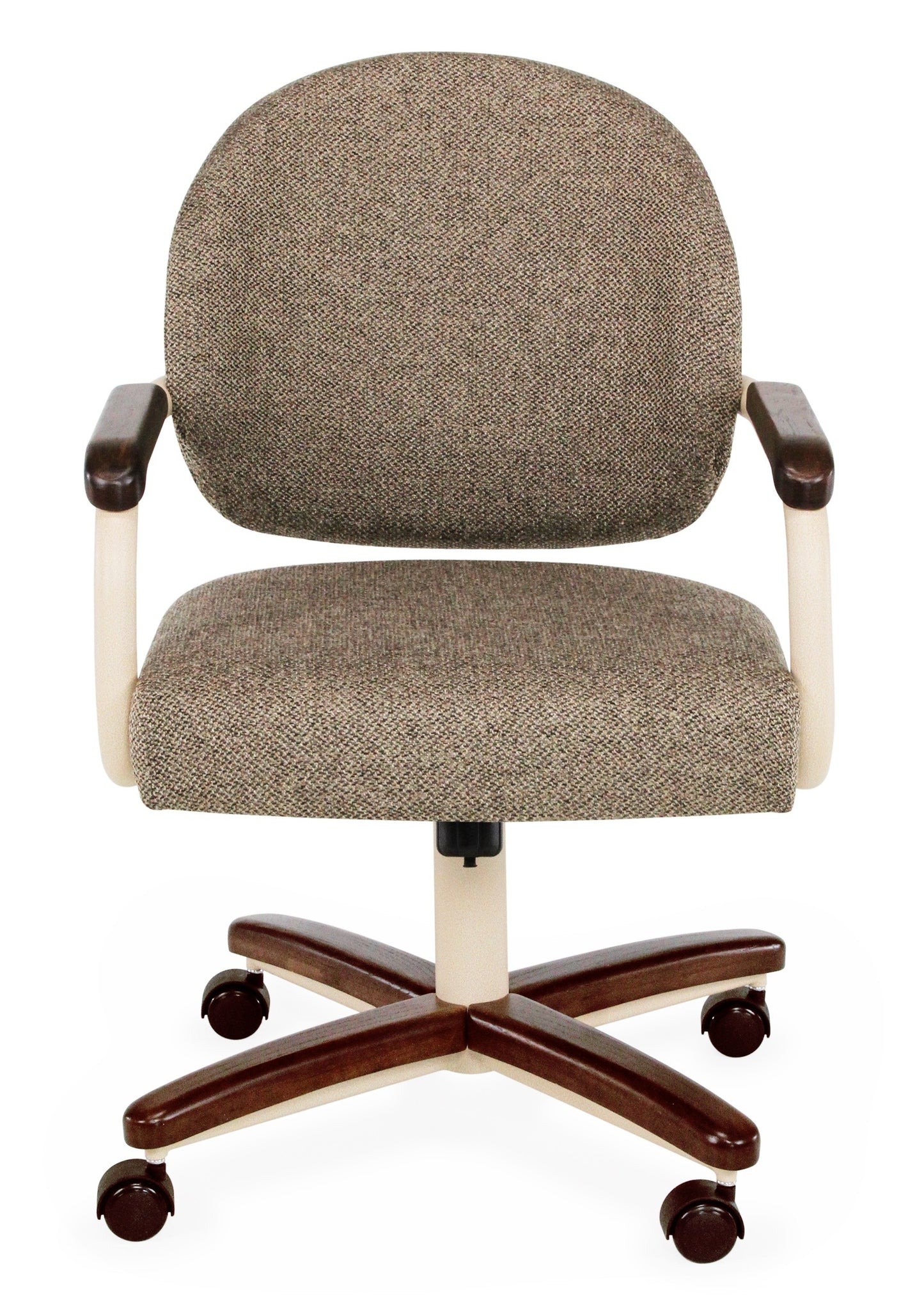 Chromcraft C362-945 Metal Swivel Tilt Caster Arm Chair