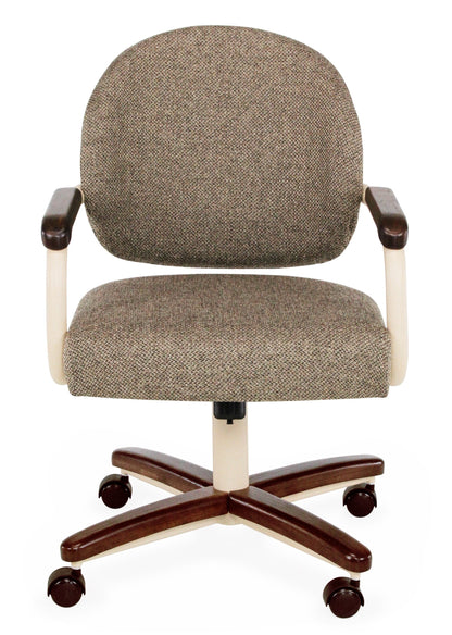 Chromcraft C362-945 Metal Swivel Tilt Caster Arm Chair