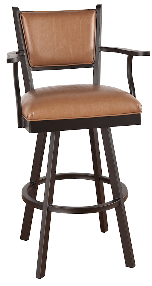 Callee Carolina 34" Swivel Bar Stool with Arms