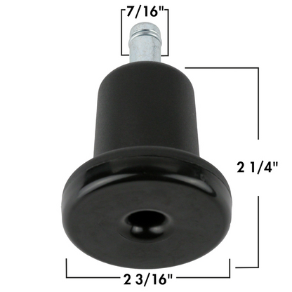 Chromcraft Caster Converter Glides Set of 4