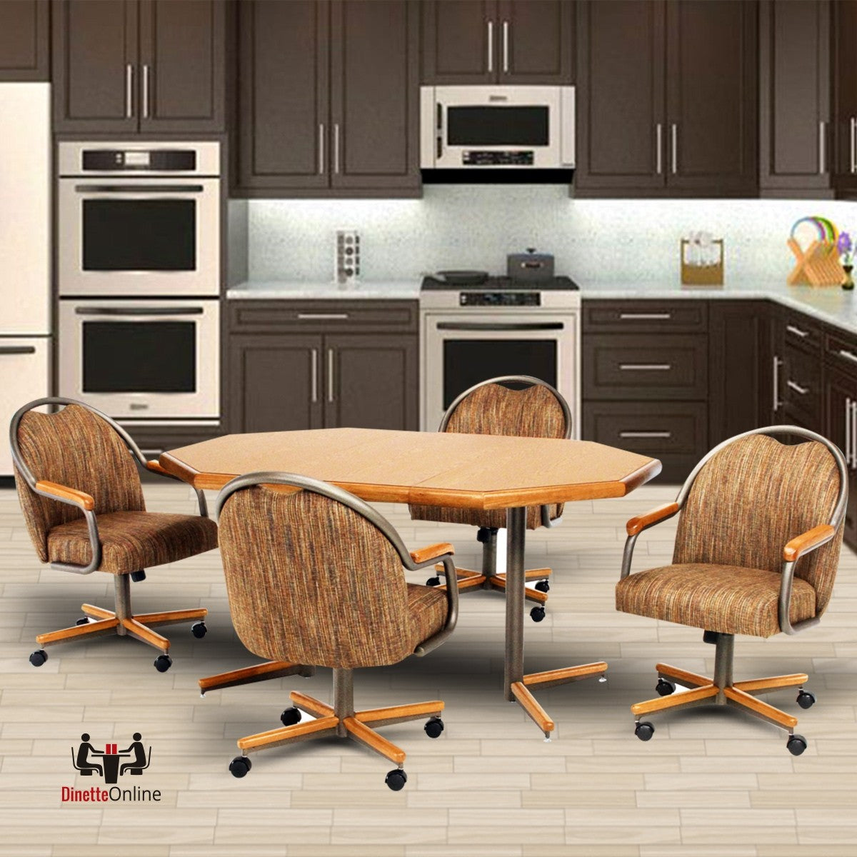 Chromcraft C188-845 and T154-365 Laminate Table Dinette Set