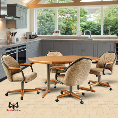 Chromcraft C188-945 and T154-465 Laminate Table Dinette Set