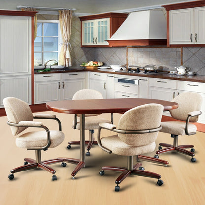 Chromcraft C363-945 and T324-465 Swivel Caster Dinette Set