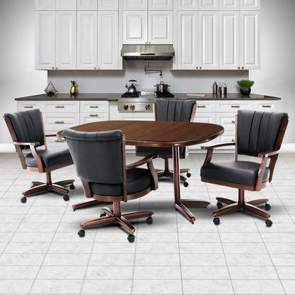 Chromcraft C178-946 and T324-466 Table 5pc Dinette Set