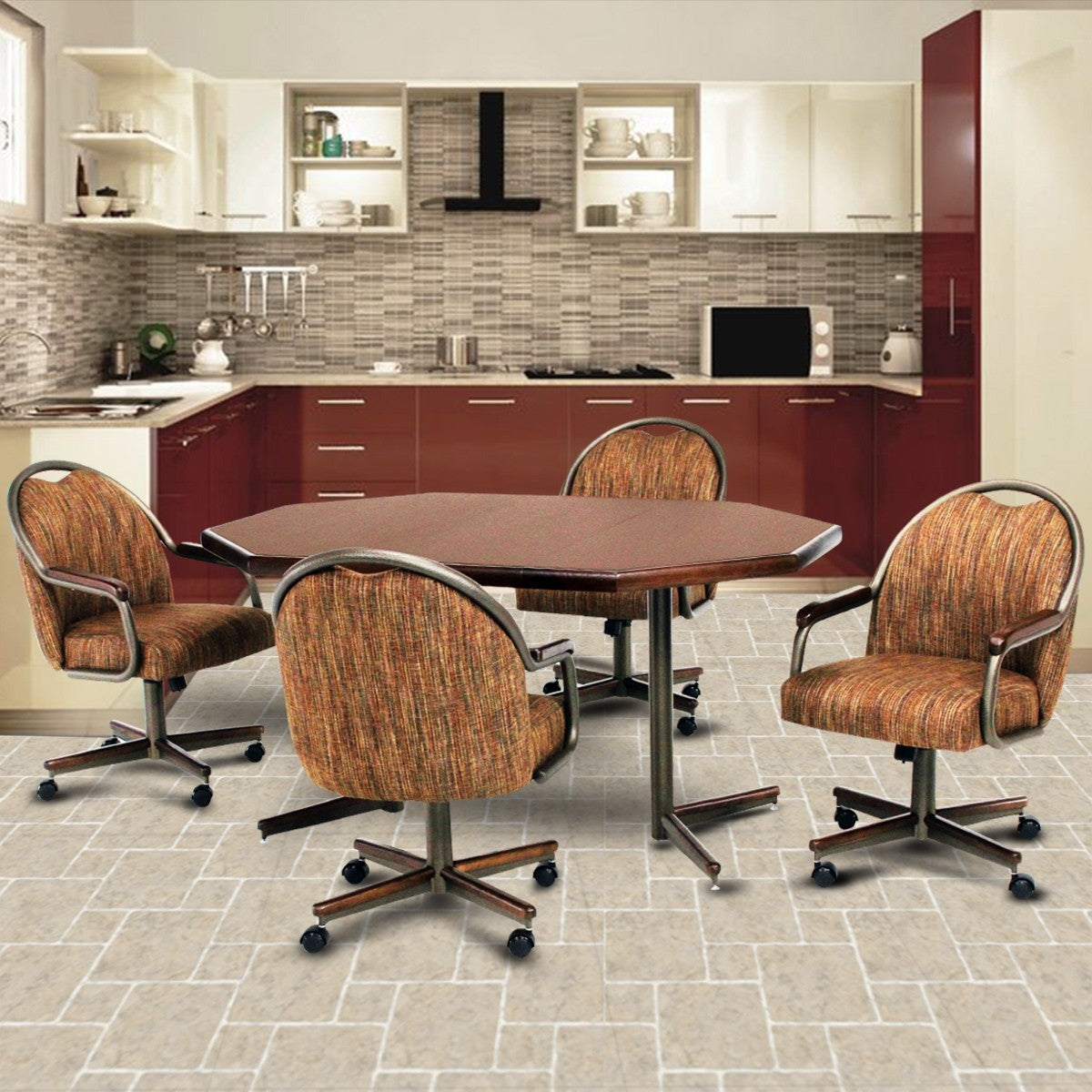 Chromcraft C188-845 and T154-365 Laminate Table Dinette Set