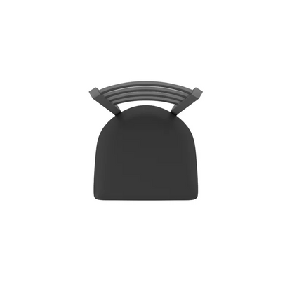 Superior Commercial Grade Swivel Counter Height Ladder Back Upholstered Bar Stool