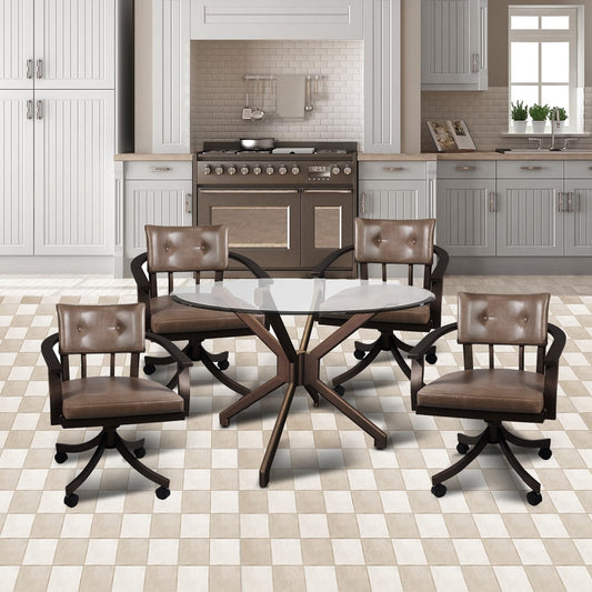 Callee Kingston Swivel Tilt Caster Dinette Set