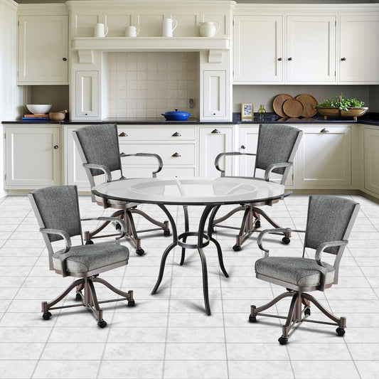 Callee Laguna Swivel Tilt Caster Dining Set