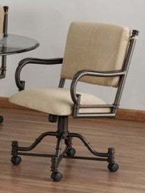Tempo Like Bullseye Swivel Tilt Caster Burnet Arm Chair by Callee