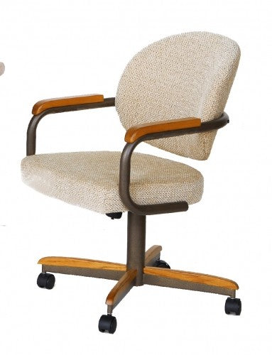 Douglas Casual Living Sara Swivel Tilt Caster Dining Chair