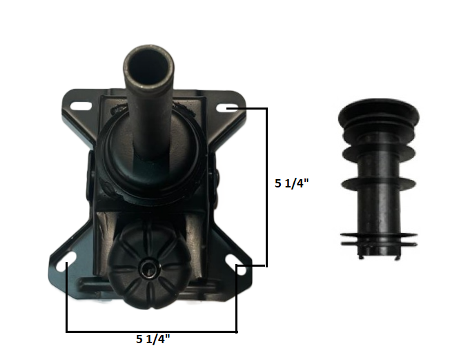 Douglas Swivel Tilt Mechanism with Plastic Insert Set of 3