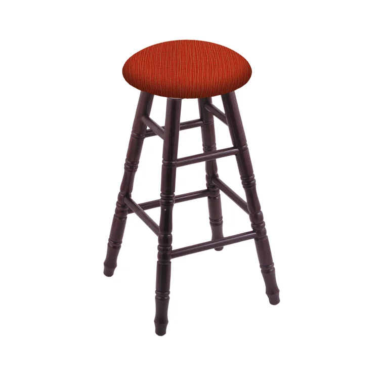 Wenden Commercial Grade Upholstered Swivel Backless 30" Bar Stool
