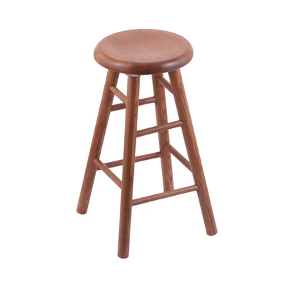 Wenden Commercial Grade Wood Swivel Backless Counter Stool