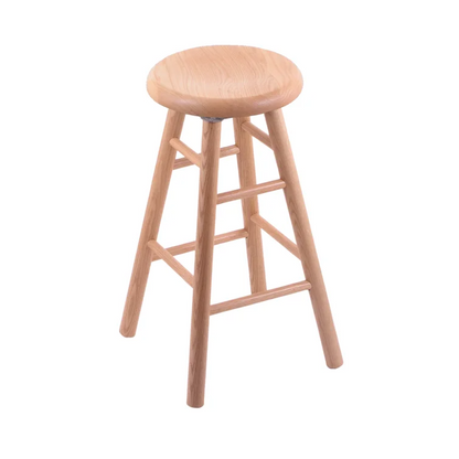 Wenden Commercial Grade Wood Swivel Backless Counter Stool