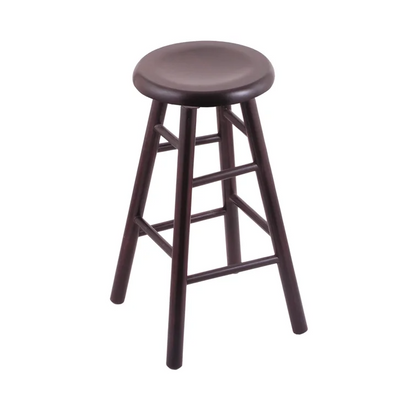 Wenden Commercial Grade Wood Swivel Backless Counter Stool