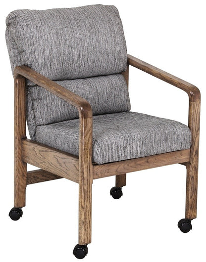 Chromcraft TC03 Contemporary Rocker Caster Dining Theater Chair