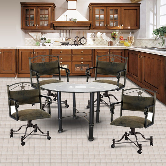 Callee Texas Swivel Tilt Caster Dinette Set