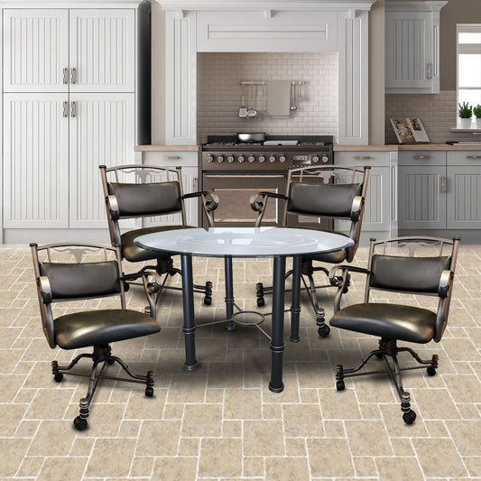 Callee Wrangler Swivel Tilt Caster Dinette Set