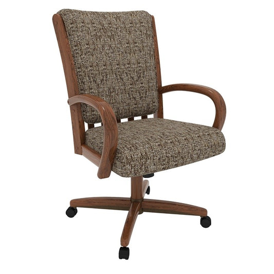 Chromcraft CM177-946YW Swivel Tilt Caster Chair Zip Ship